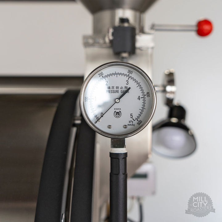 Precision gas gauge verifies burner manifold pressure for more precise application of heat.