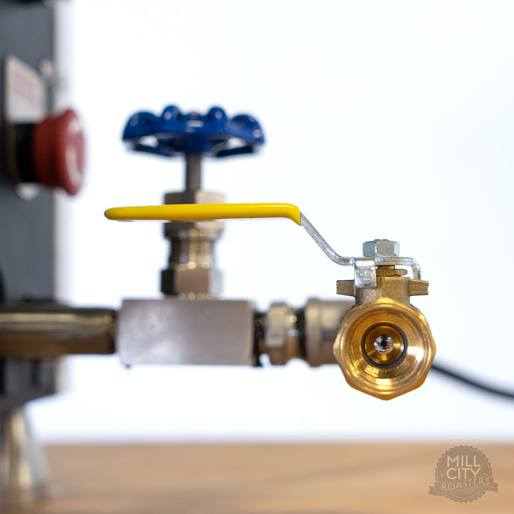 CSA certified shut off valve.