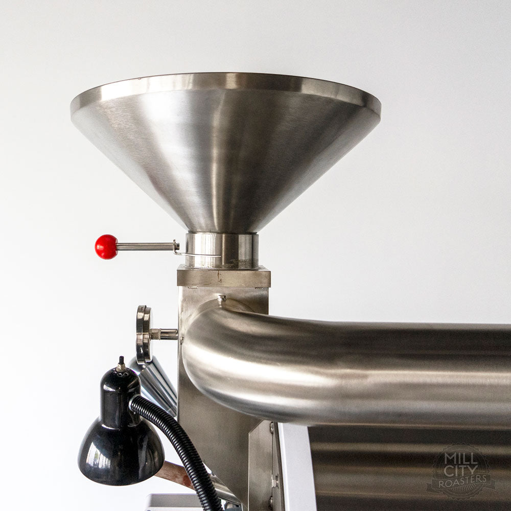 All NSF finished stainless steel coffee contact path.