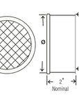 Birdscreen Cap from Nordfab®, Single-wall Venting for Coffee Roasters
