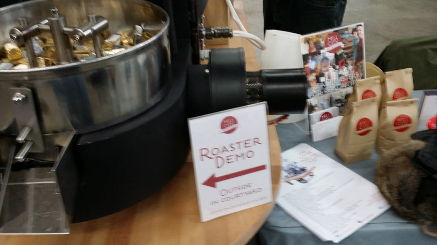 Roaster Demo at Mill City Roasters Booth