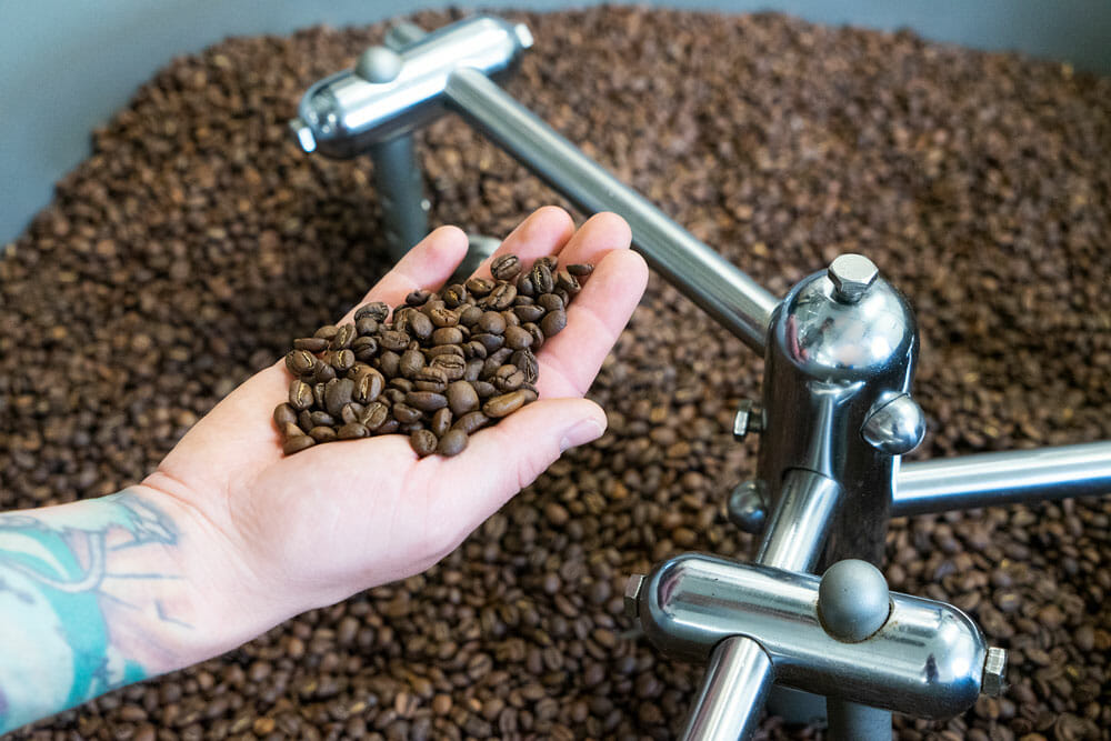 https://millcityroasters.com/cdn/shop/articles/CoolingTray-Hand-Holding-Beans-web.jpg?v=1694537474