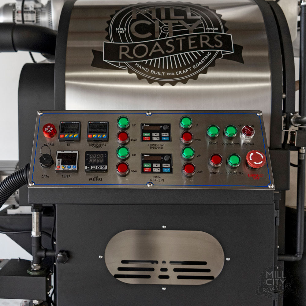 Mill City designed high output, low-loss gas train for more heat and greater batch sizes with more control.