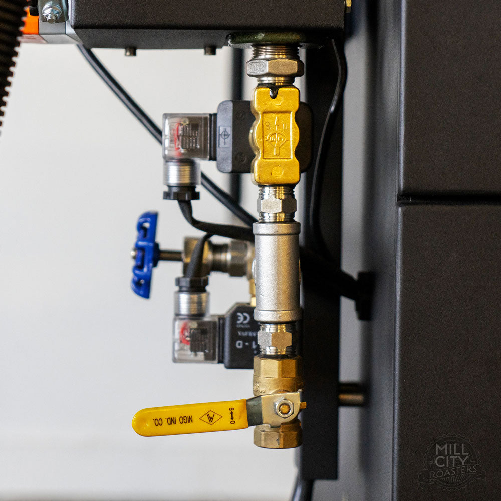 Custom assembled CSA certified low loss gas train.