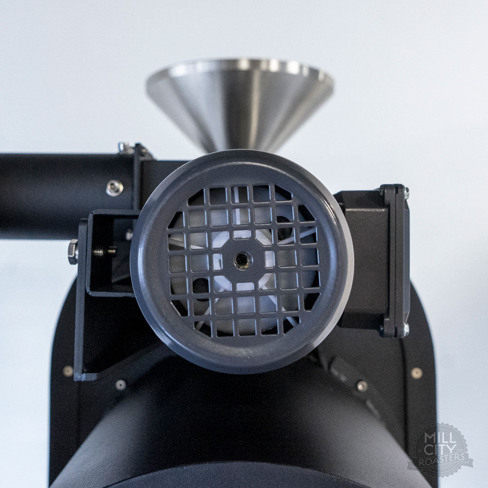 Industrial quality precision speed controlled 3-phase fan and drum motors.