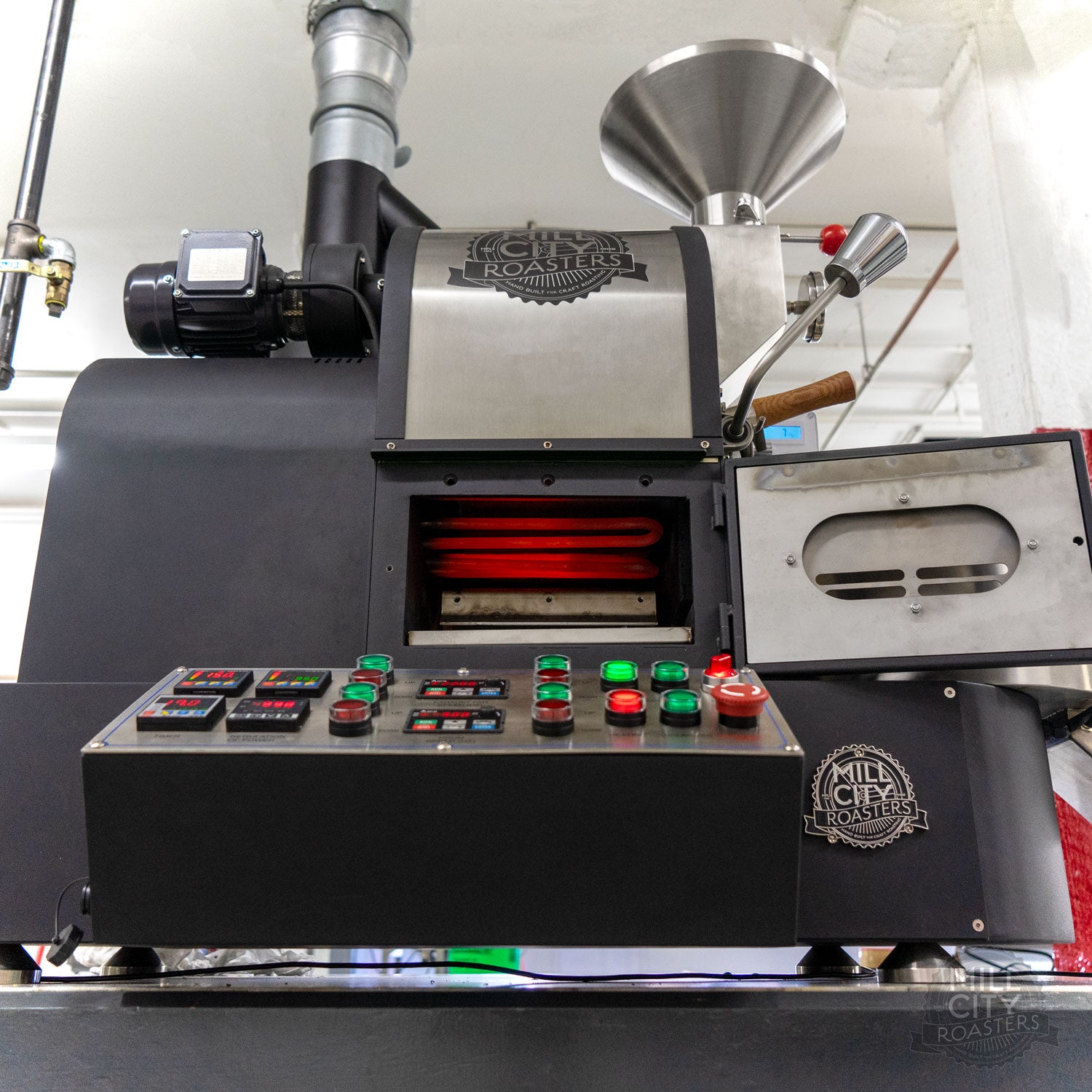 Electrically heated RoastPATH Automation ready control system.