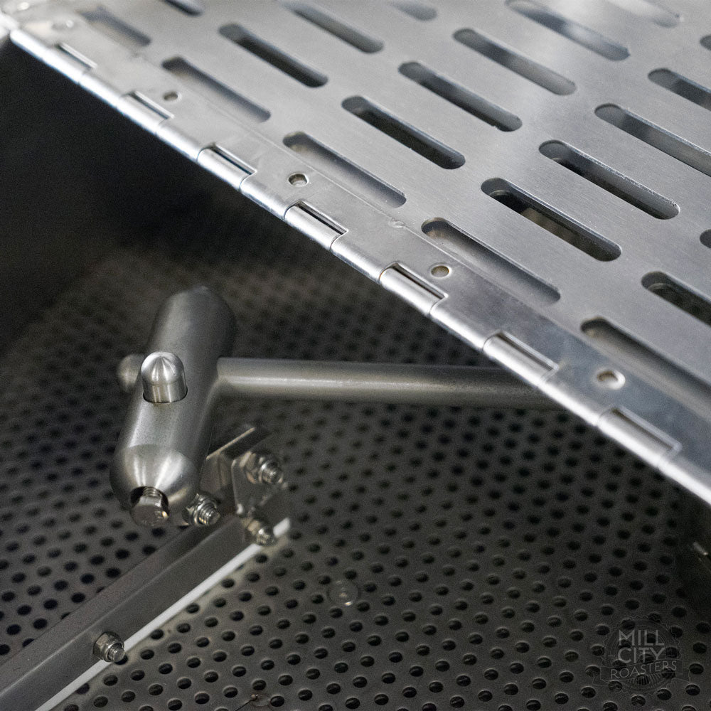 Self adjusting stirring arms.