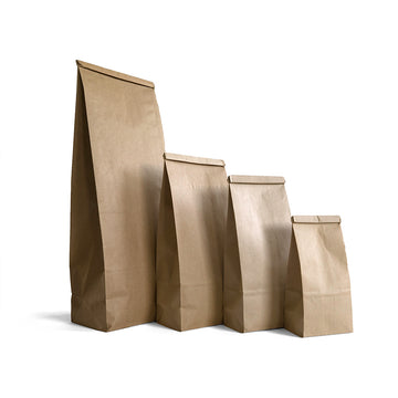 Kraft Tin-Tie Paper Coffee Bags Main Photo