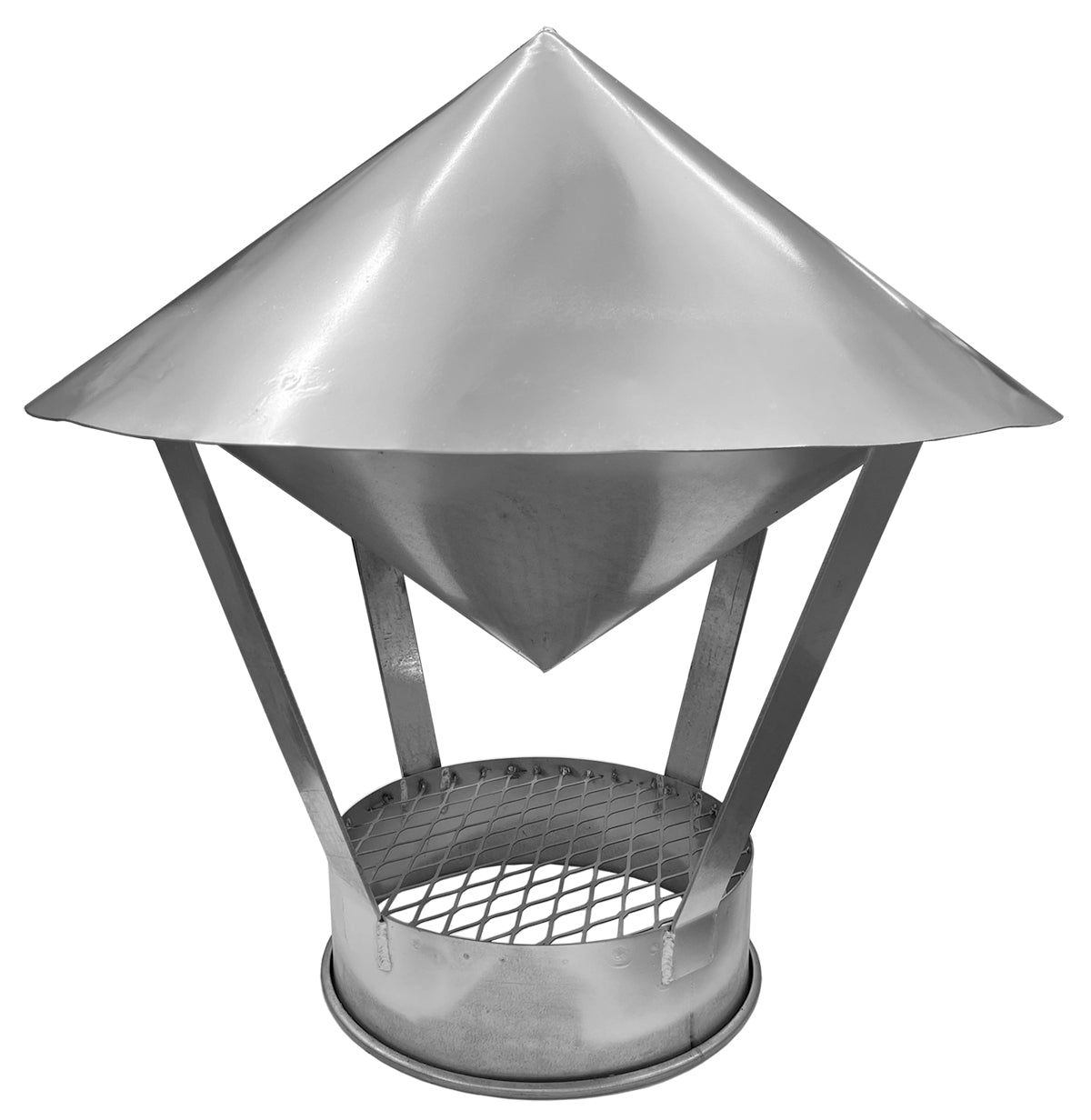 Rain Weather Cap from Nordfab®, Single-wall Venting for Coffee Roasters