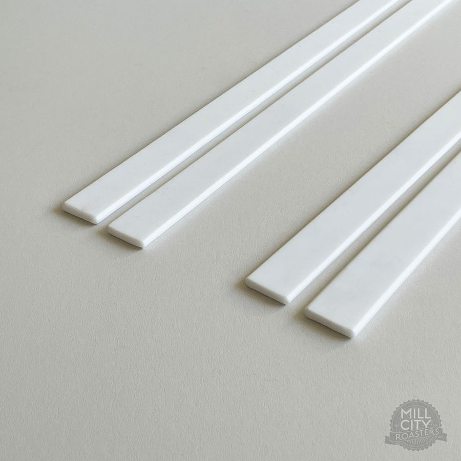 White Teflon Wear Strip for Cooling Tray Arms