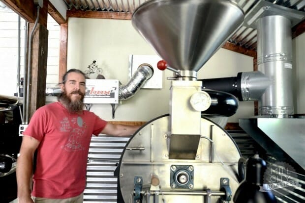 Adam Moore, Owner, with North Coffee Roaster