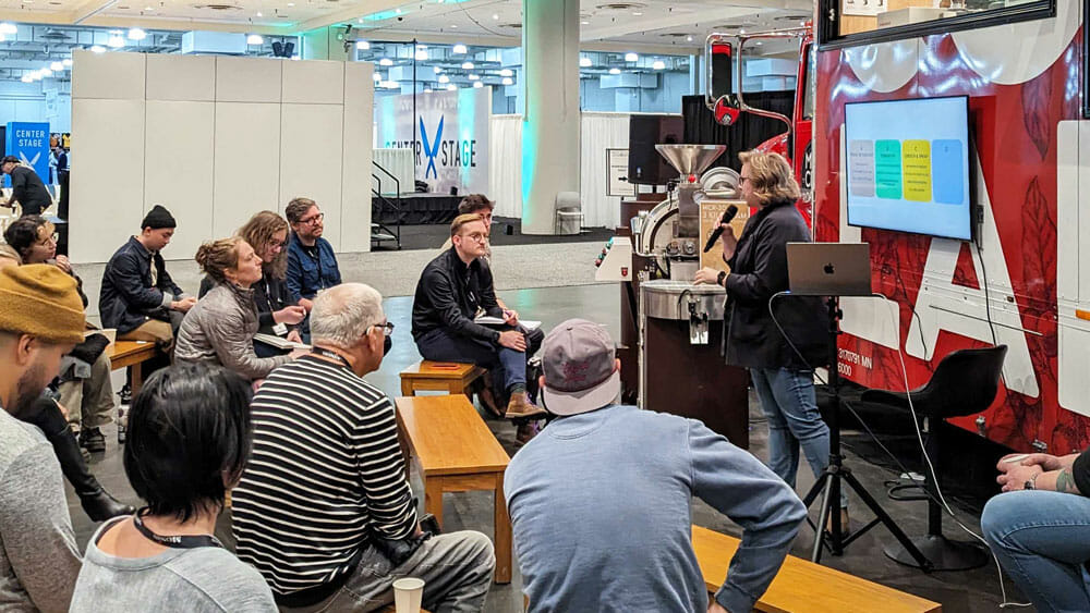 Mill City Roasters vs Probat at CoffeeFest New York.